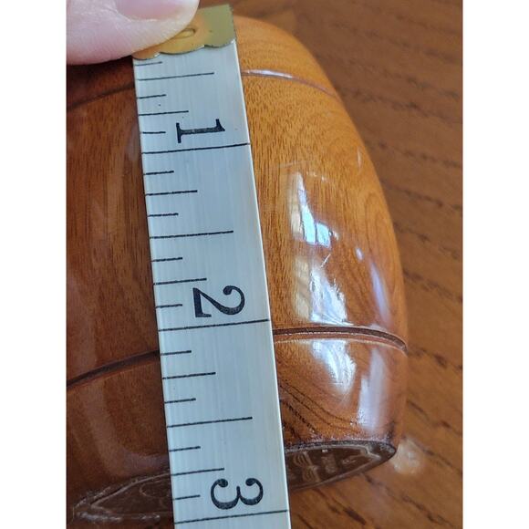 Duncan "Poem in Wood" Myrtlewood Crofters Wooden Barrel Shaped Toothpick Holder - Picture 4 of 11